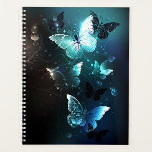 Agenda Mint Night Butterflies