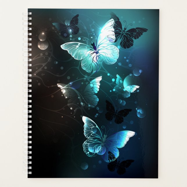 Agenda Mint Night Butterflies (Frente)