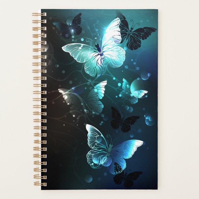 Agenda Mint Night Butterflies (Frente)