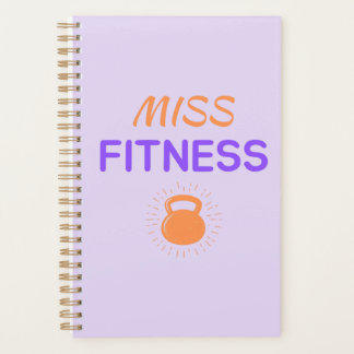 Agenda Miss Fitness. Idée cadeau Sport