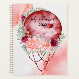 Agenda Moa Floral de Aquarela