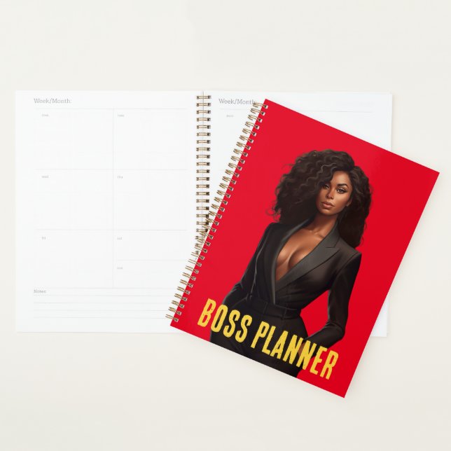 Agenda Moça Chefe Planner (Exibição)