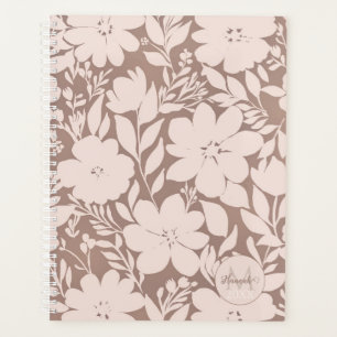Agenda Mocha Blossom Elegância