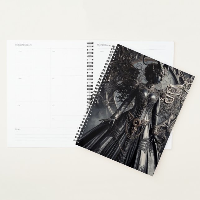 Agenda Moda de Fantasia Steampunk Escuridão Demônio  (Exibição)