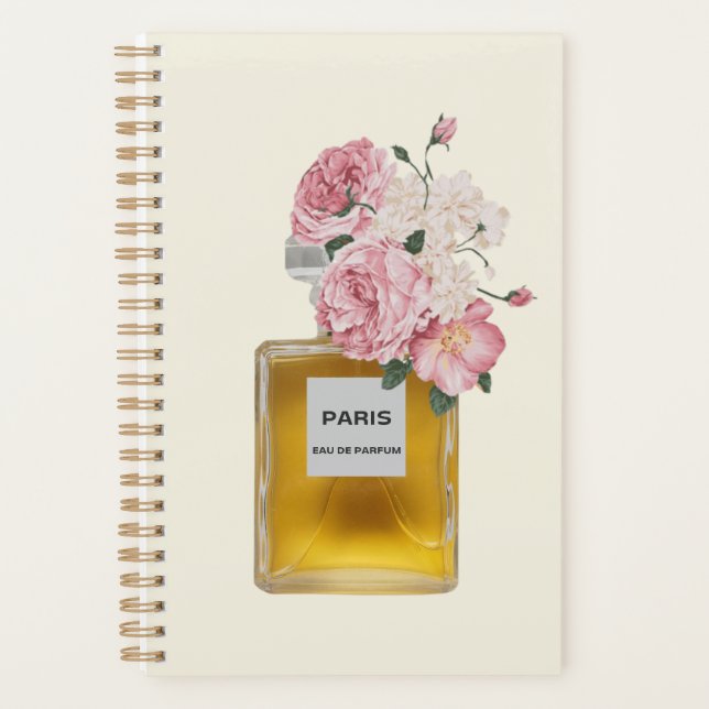 Agenda Moda de Perfume Flor (Frente)