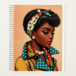 Agenda Moda feminina negra dos anos cinquenta, presentes 