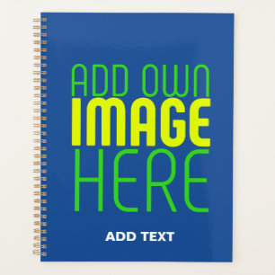 AGENDA MODELO DE TEXTO DE IMAGEM AZUL DE COBALÃO EDITÁVEL