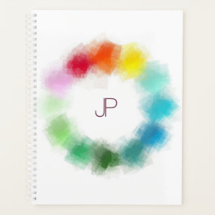 Agenda Modelo Monograma Moderno Personalizado