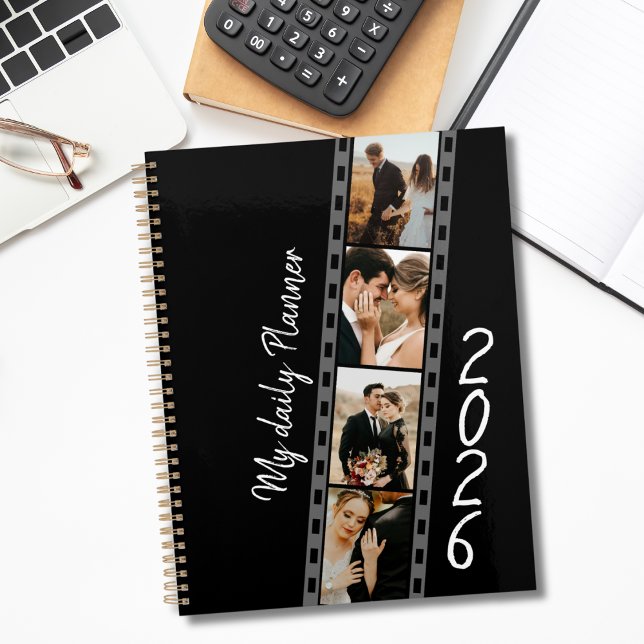 Agenda Modern Elegant Filmstrip-style photo collage (Criador carregado)