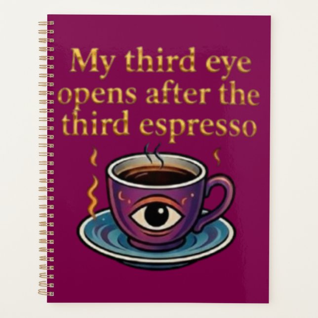 Agenda Modern Mystic Coffee Art My third eye collection (Frente)