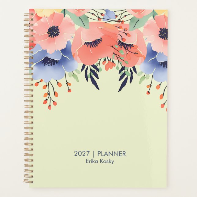 Agenda Modern Personalized Professional Aesthetic (Frente)