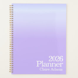 Agenda Modern Purple Ombre Planner