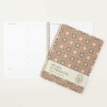Agenda Modern Retro Geometric Professional Planner<br><div class="desc">Stay organized in style with this geometric daily planner. Designed for the busy skincare expert or interior designer. 100% Customizable Colors: Every color in the pattern is fully adjustable to your preference. Sophisticated and practical.</div>