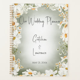 Agenda Modern Rustic Daisy Wedding