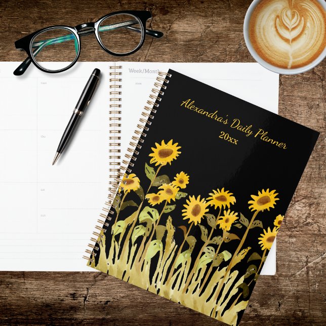 Agenda Modern Sunflower (Criador carregado)