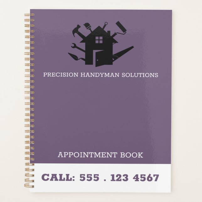 Agenda Modernhandyman construction customlogo Appointment (Frente)