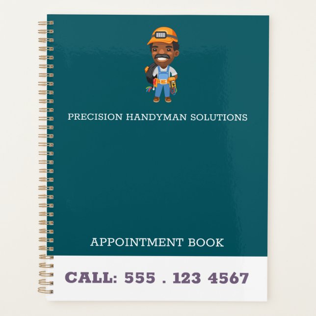 Agenda Modernhandyman construction customlogo Appointment (Frente)