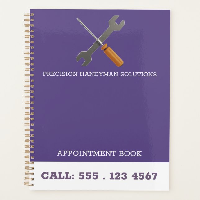 Agenda Modernhandyman construction customlogo Appointment (Frente)