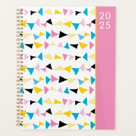 Agenda Moderno abstrato colorido 2025