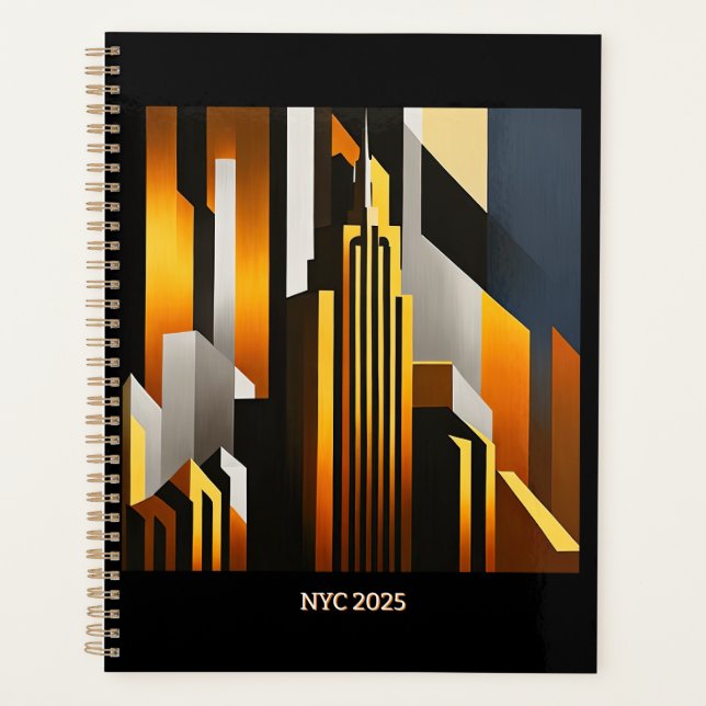 AGENDA MODERNO CITYSCAPE METRO ART DESIGN (Frente)