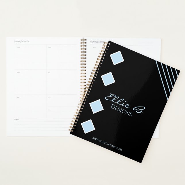 Agenda Moderno Geométrico Elegante Minimalista  (Exibição)