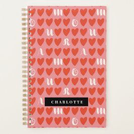 Agenda Moderno Minimalista Amour Heart Standard Book