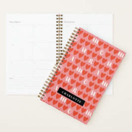 Agenda Moderno Minimalista Amour Heart Standard Book