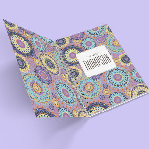 Agenda Moderno - Trendência de Cuta Chic Colorida Púrpura