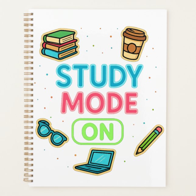 Agenda Modo de Estudo Ativado (Frente)