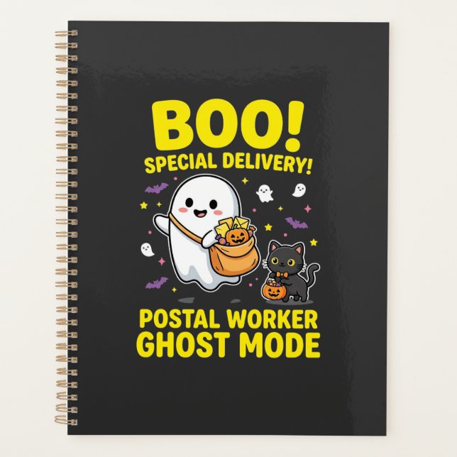 Agenda Modo Fantasma dos Trabalhadores Postais Design de  (Frente)