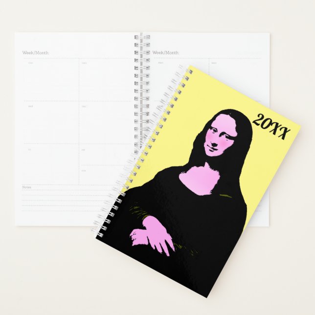 Agenda Mona Lisa Pop Art  (Exibição)