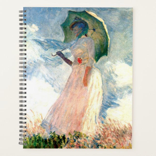 Agenda Monet Woman com Parasol à esquerda (Frente)