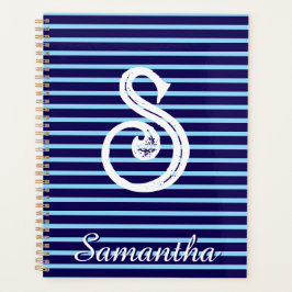 Agenda Monogram Modern Preppy Back-To-School Planner
