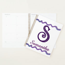Agenda Monogram Modern Preppy Back-To-School Planner