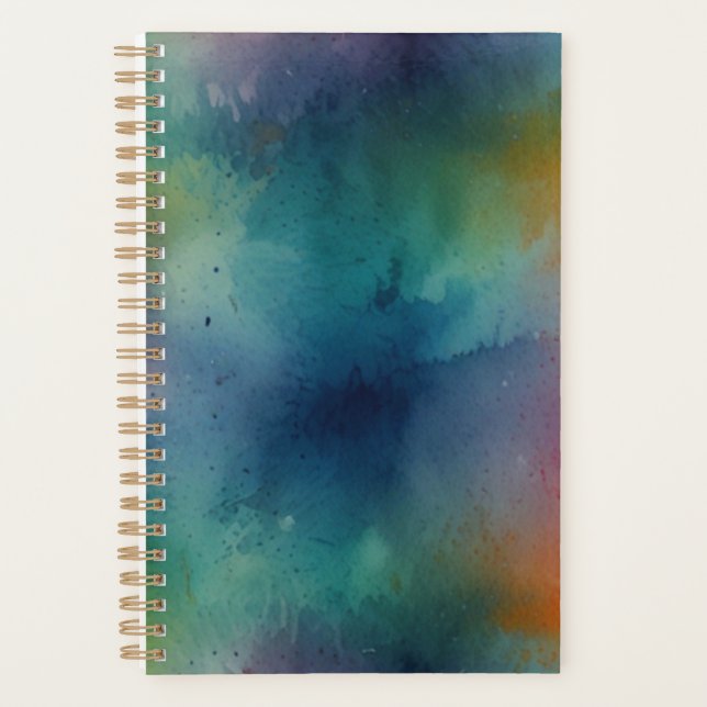 Agenda Monograma Botânico Tropical Ousado (Frente)
