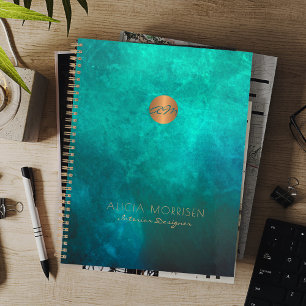 Agenda Monograma com aquarela profissional