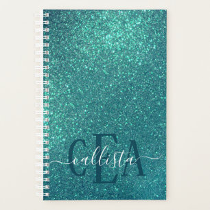 Agenda Monograma de brilhante brilhante brilhante brilhan