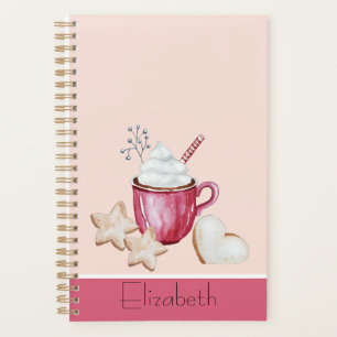 Agenda Monograma de gengibre de chocolate quente