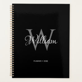 Agenda Monograma de Script Inicial Personalizado