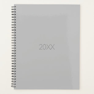 Agenda Monograma de texto do ano do nome personalizado da