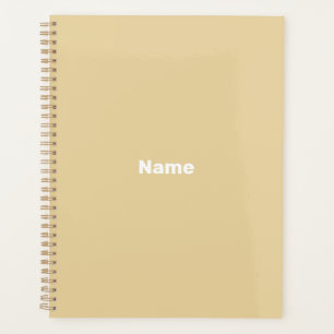 Agenda Monograma do ano de nome personalizado do camelo m