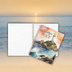 Agenda Monograma do Farol de Byron Bay Sketch