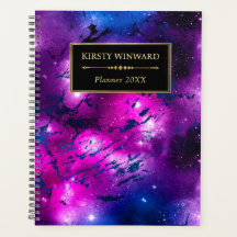 Monograma do Mármaco da Galáxia Azul e Roxo