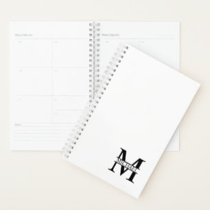 Agenda Monograma e Nome Personalizados