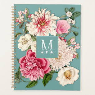 Agenda Monograma Floral