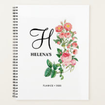 Monograma Floral Botânico Personalizado Vintage