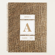 Monograma inicial de nomeação do Rustic Burlap
