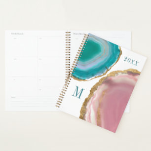 Agenda Monograma   Pedras Gem I