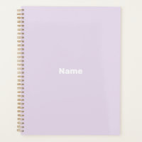 Monograma personalizado de lavanda pálida minimali