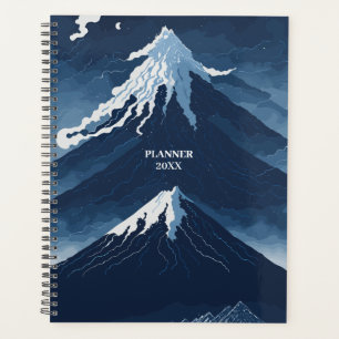 Agenda Montanhas Snowy Planeador de Estilo Japonês